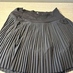 Gilly Hicks Black A-Line Pleated Skirt